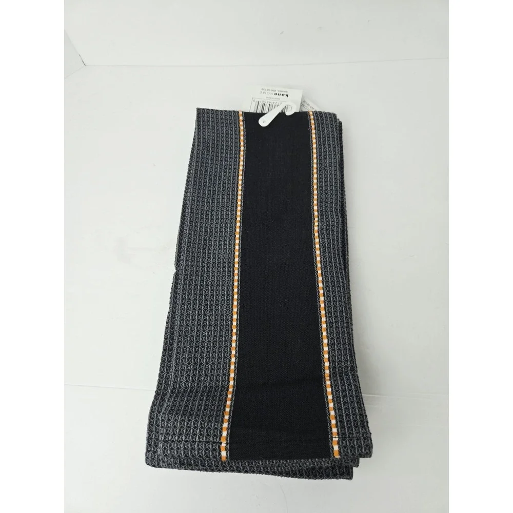 Kitchen‎ dish Towel set of 3 Halloween Pumpkin Fall orange black NEW